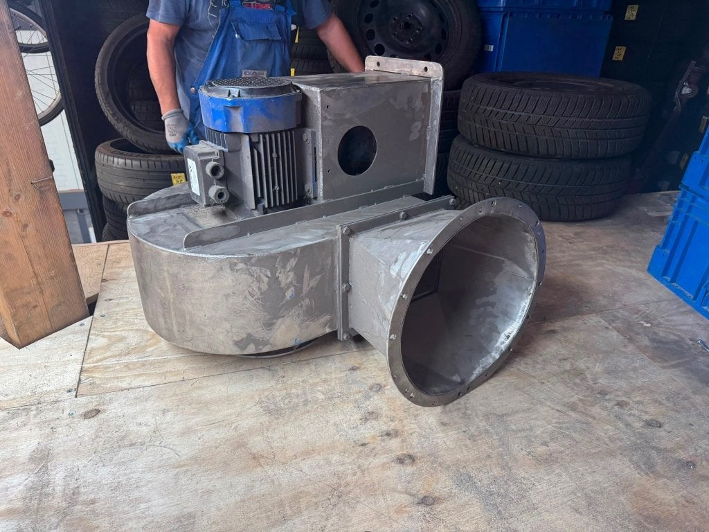 Afzuigventilator rvs  slakhuis, Doe-het-zelf en Verbouw, Ventilatie en Afzuiging, Ophalen, Zo goed als nieuw, Afzuiger