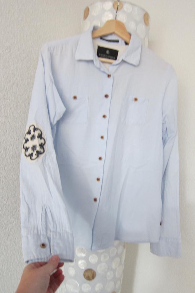 Maison scotch blouse dames maat 1 is 36 blauw, Blauw, Zo goed als nieuw, Schipluidenlaan 20 5035KJ Tilburg, Merkfreak@ziggo.nl