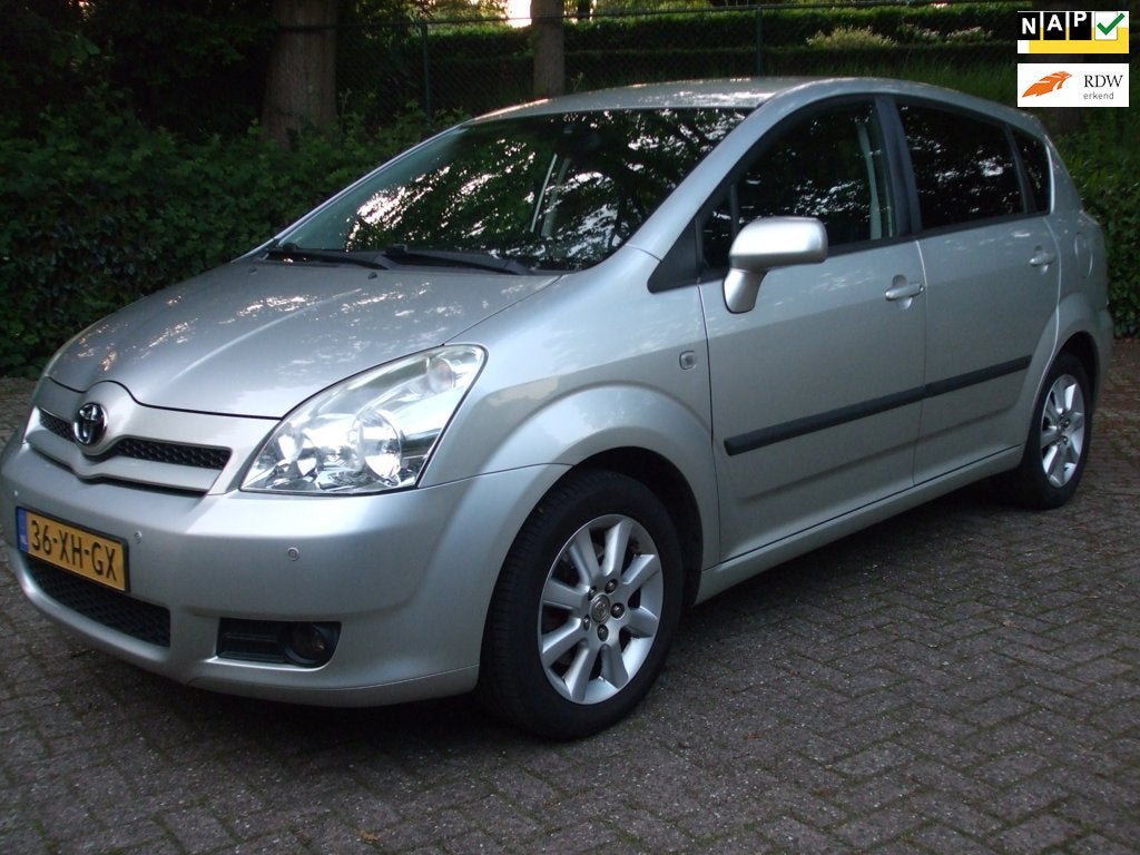 Toyota Corolla Verso 1.8 VVT-i Sol cruise clima 174 dkm NAP, Auto's, 1330 kg, Gebruikt, 4 cilinders, 129 pk