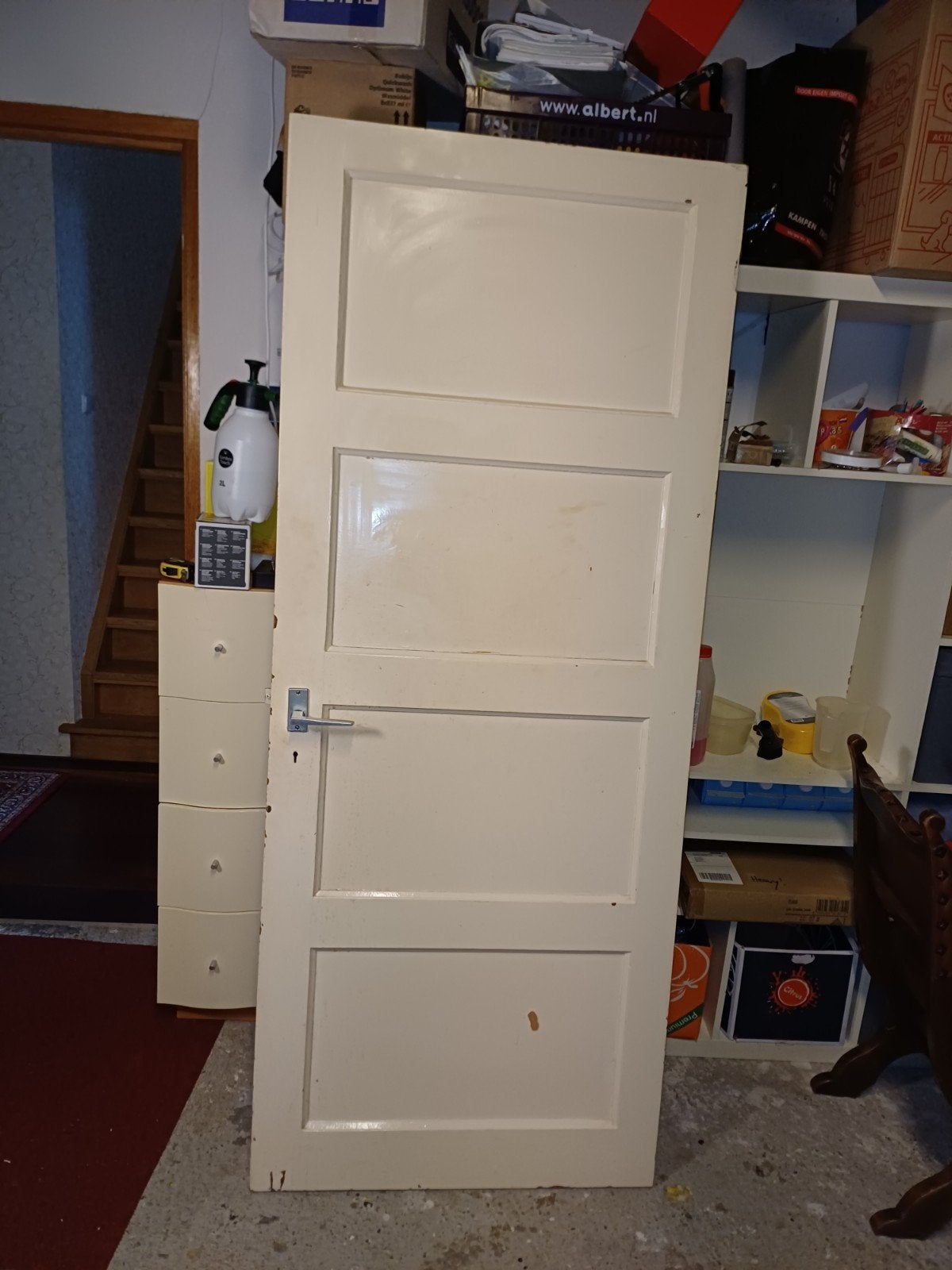 Gebruikte paneeldeuren met en zonder glas, Doe-het-zelf en Verbouw, Gebruikt, 80 tot 100 cm, Binnendeur, Ophalen of Verzenden