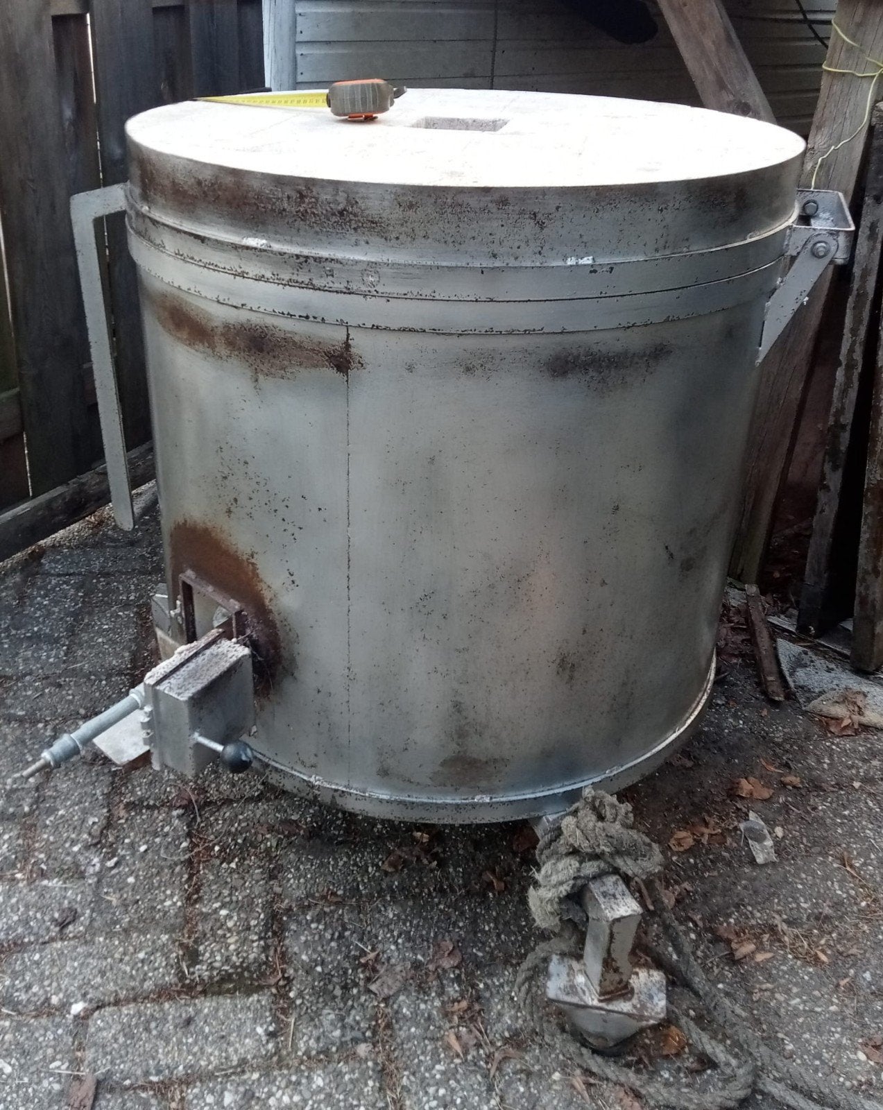 raku oven met veel extras, Ophalen