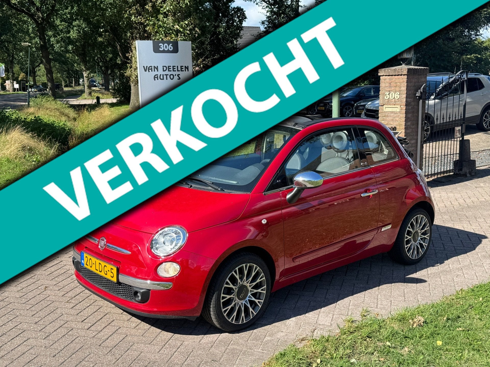 Fiat 500 C 1.2 Rock Cabriolet, Auto's, Euro 5, Gebruikt, 4 cilinders, Cabriolet