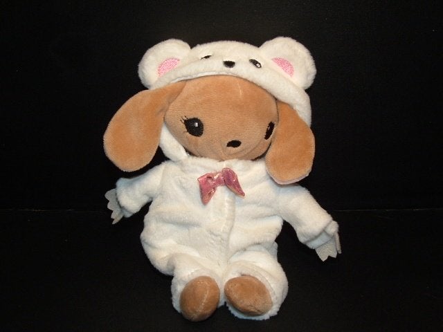 HENNES & MAURITZ KONIJN VELOURS BEIGE MET ROZE, Ophalen of Verzenden, Nieuw, Overige typen