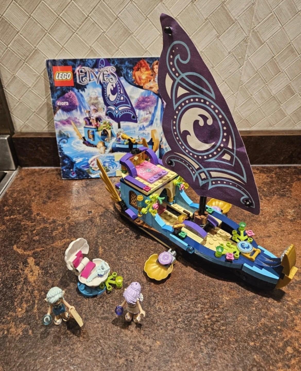 Lego Elves 41073 Naida's Epische Avontuurschip Compleet, Compleet, Gebruikt, Lego, Ophalen of Verzenden
