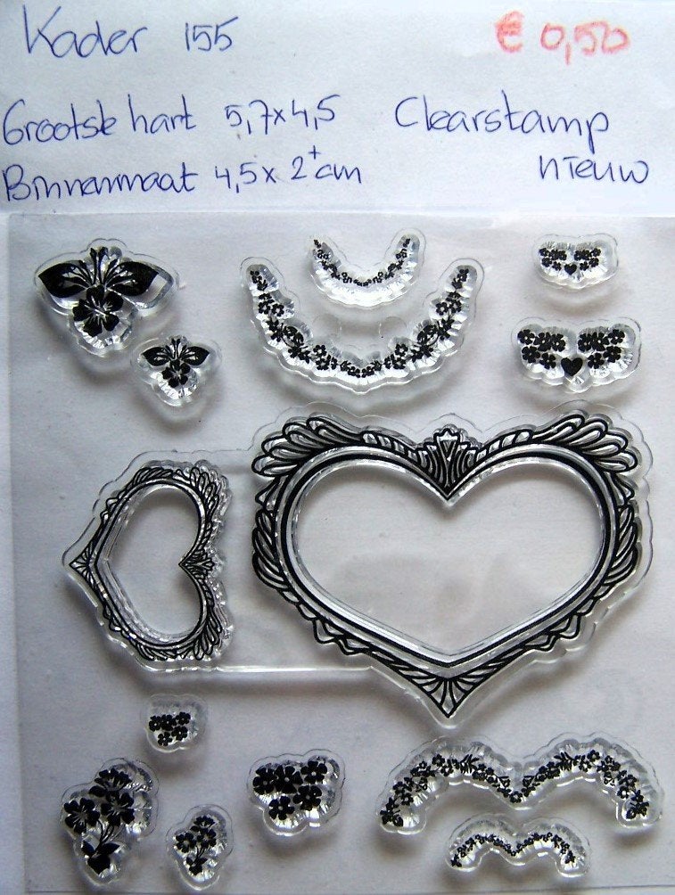 Kader 155 Clearstamp, Hobby en Vrije tijd, Stempelen, Ophalen of Verzenden, Nieuw, Clearstamp