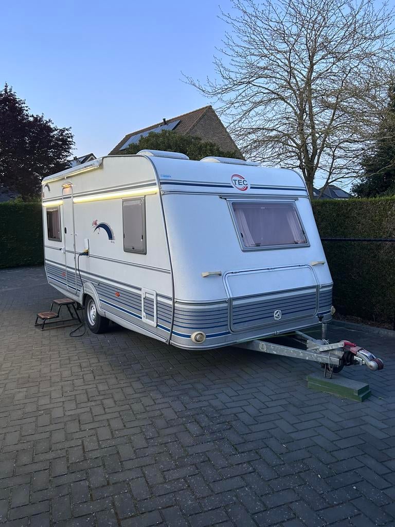 Mooie TEC Caravan - In prijs verlaagd!!!!, Kachel, Rondzit, Particulier, 4 tot 5 meter