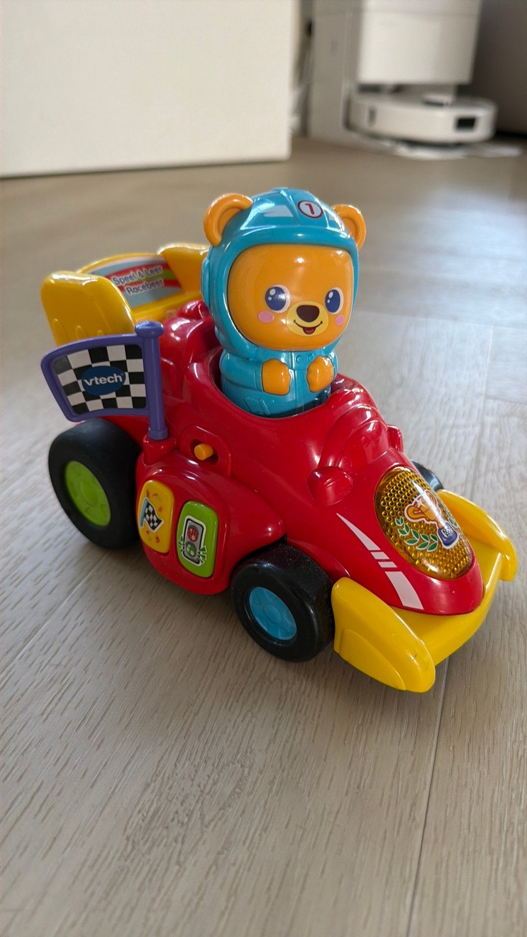 Vtech Speel & Leer Racebeer, Ophalen, Zo goed als nieuw, 6 maanden tot 2 jaar
