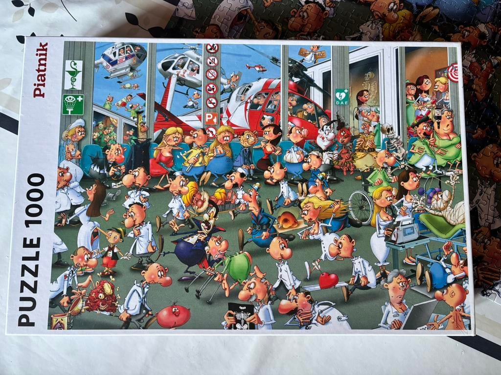 Puzzel 1000 stukjes dokters, Ophalen of Verzenden, 500 t/m 1500 stukjes, Gebruikt