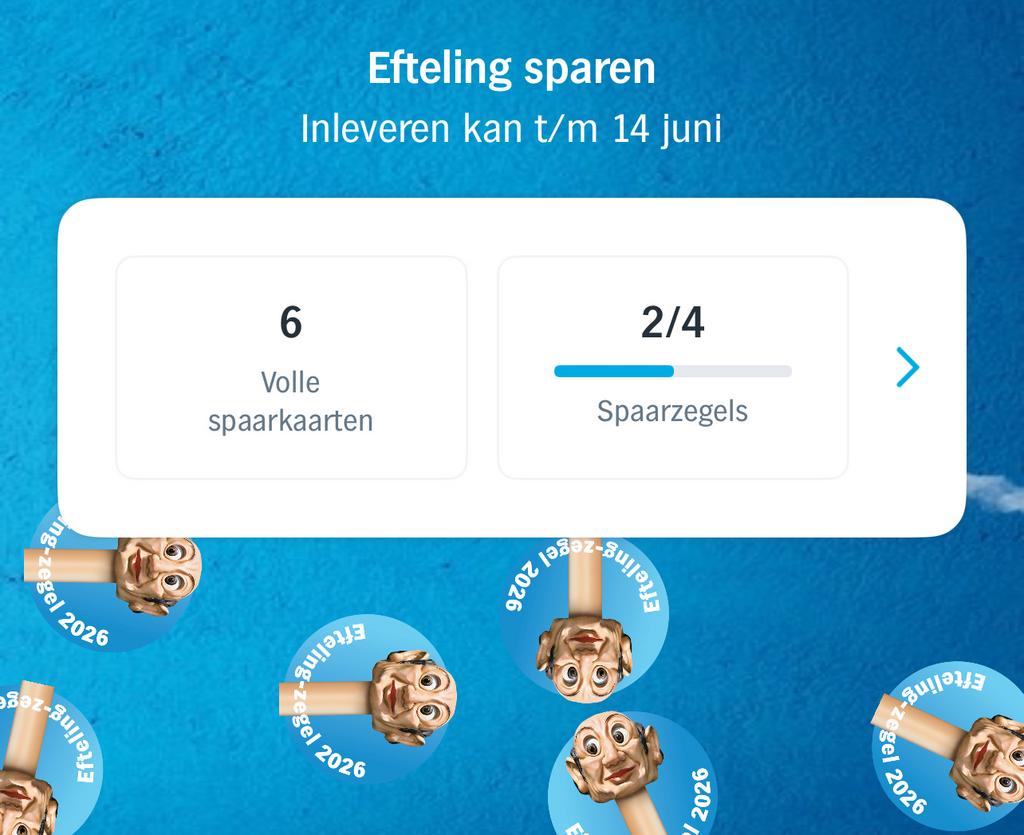 AH Efteling spaarkaarten, Tickets en Kaartjes, Drie personen of meer, Kortingsbon, Pretpark
