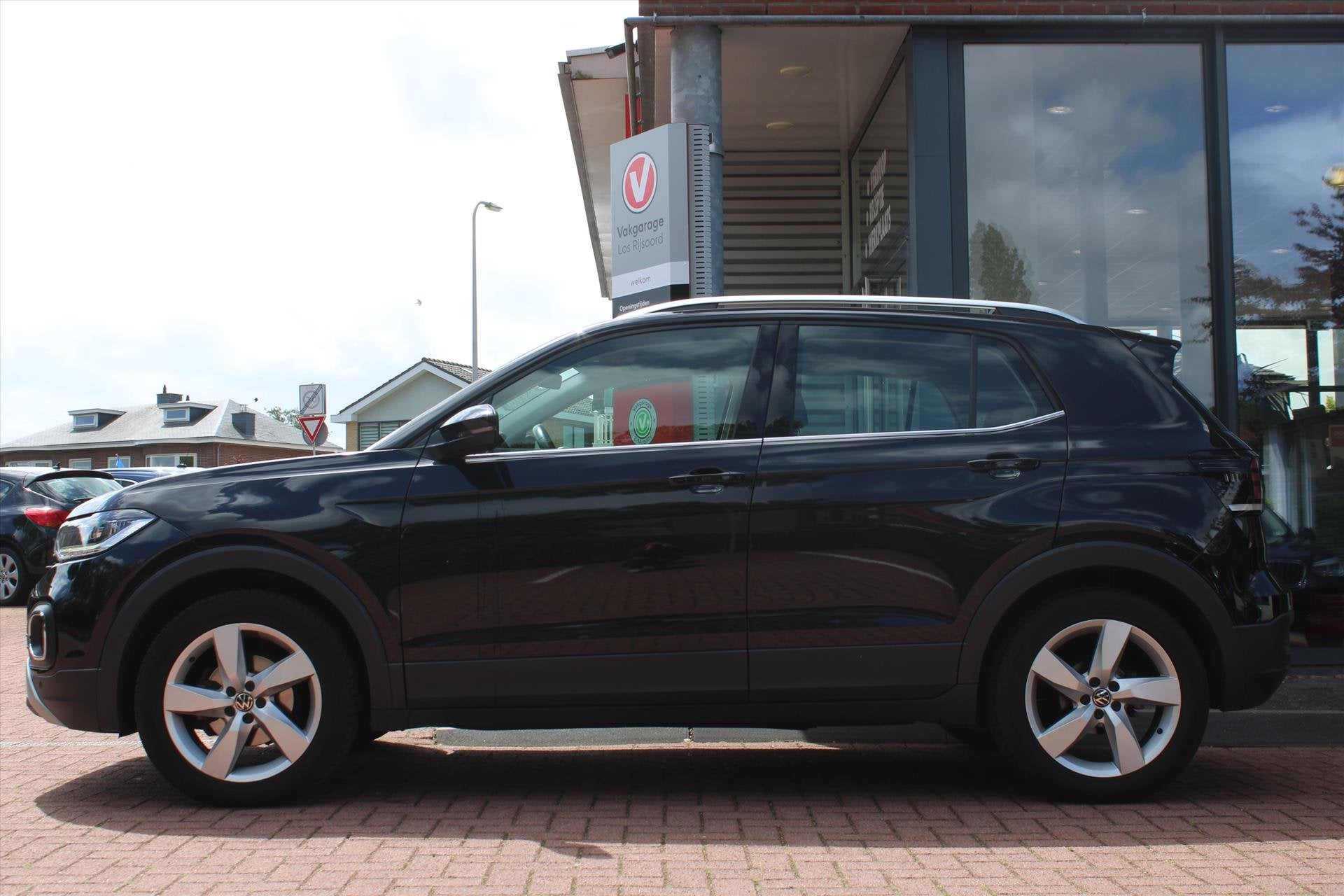 VOLKSWAGEN T-Cross 1.0 TSI Aut. *Style* | Carplay | Adaptive, Auto's, Gebruikt, Leder en Stof, Zwart, Origineel Nederlands