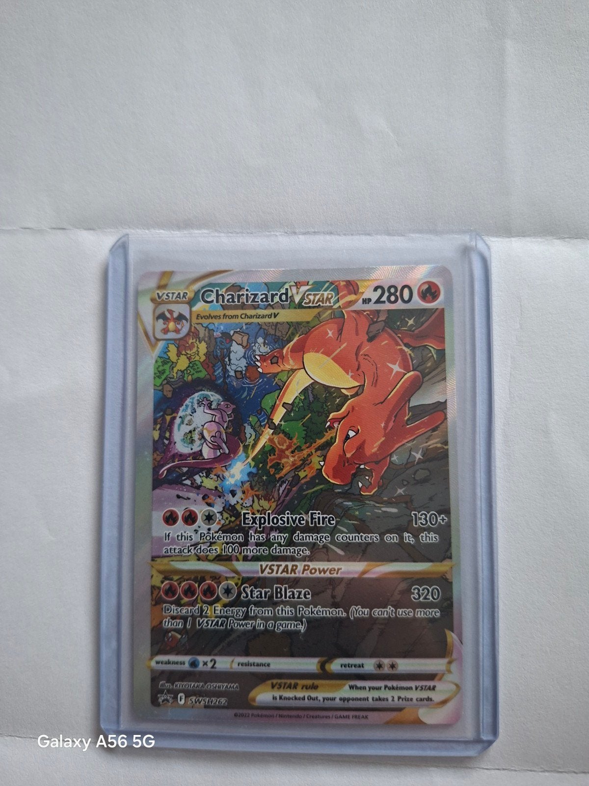 Charizard VSTAR SWSH#226, Ophalen of Verzenden, Zo goed als nieuw, Losse kaart, Foil
