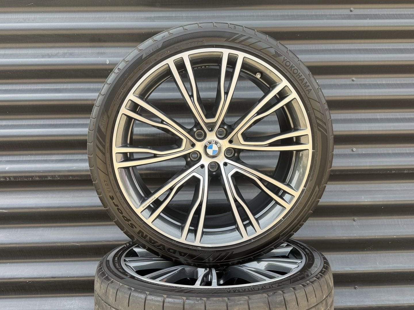 21” Orig Bmw  Styling 726i G01 G02 x3 x4 velgen banden, Gebruikt, -, -, Banden en Velgen