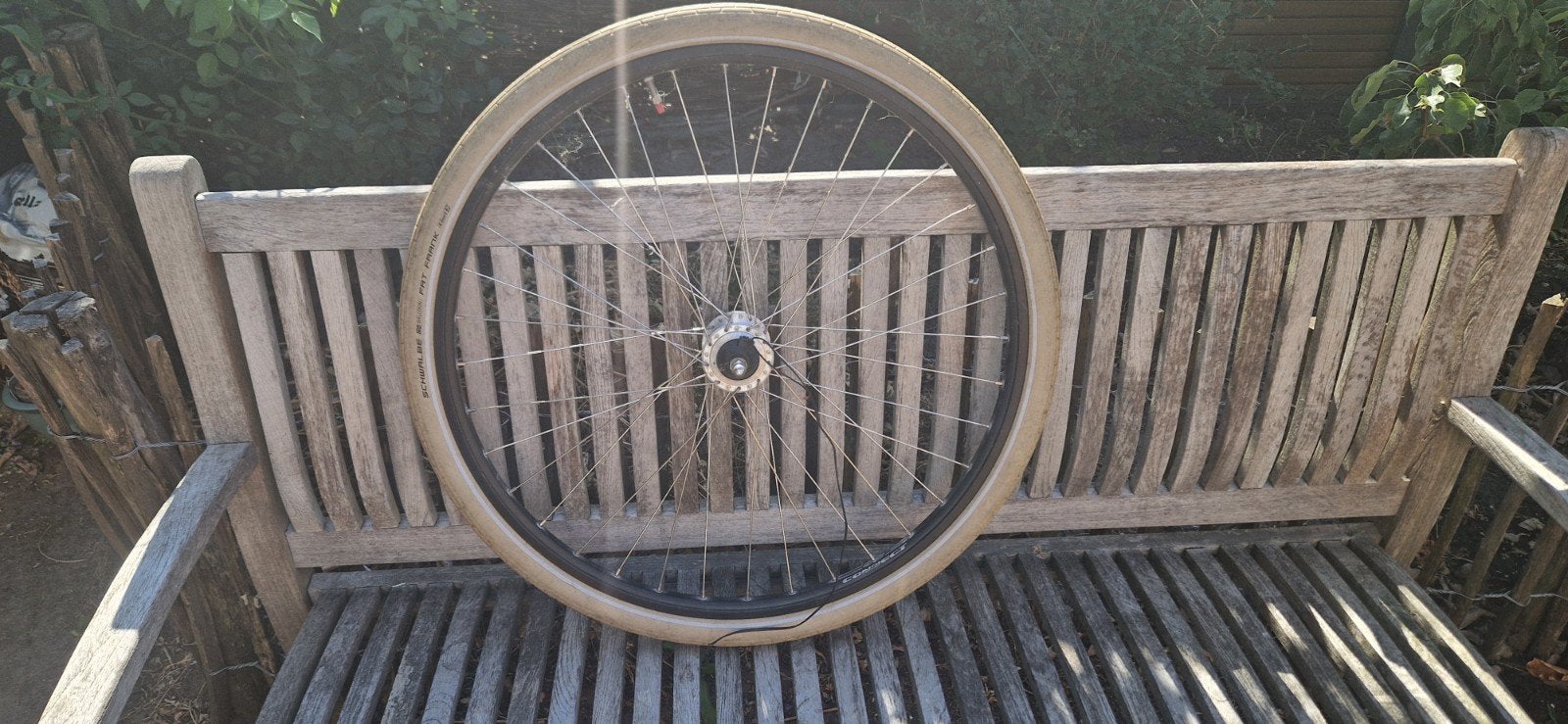 28 inch voorwiel met naafdynamo, Fietsen en Brommers, Fietsonderdelen, Ophalen of Verzenden