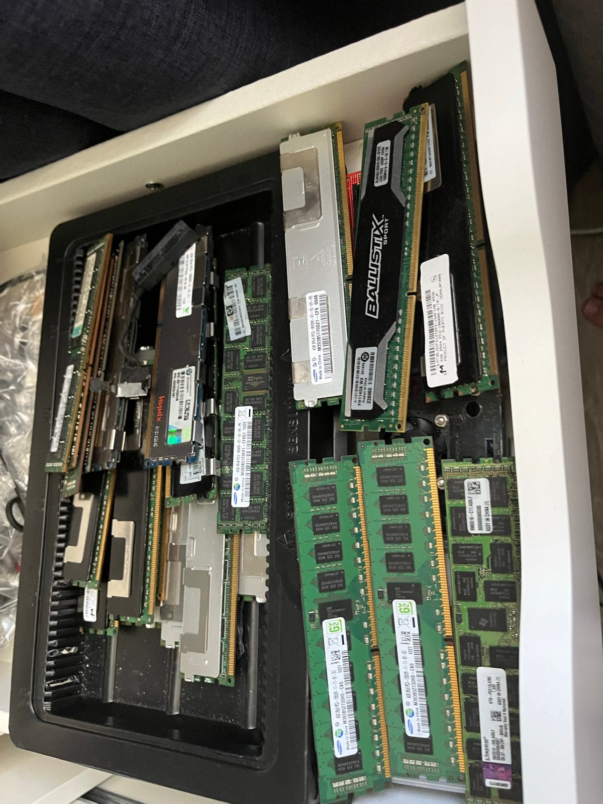 Partij DDR3 RAM 4GB en 8GB, ECC servergeheugen, Gebruikt, Overige soorten, Server, 8 GB