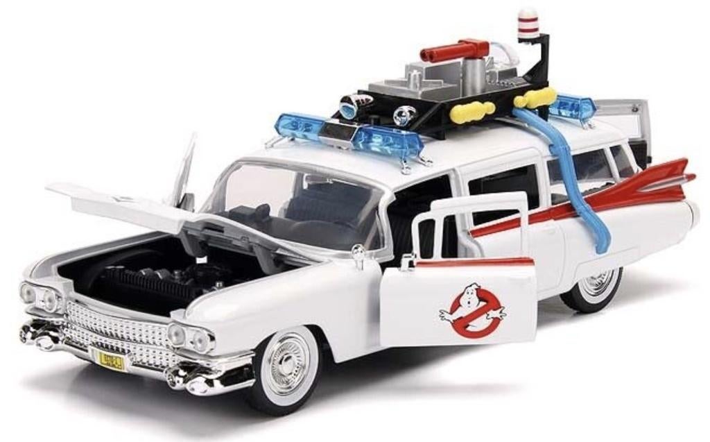Jada Toys Cadillac Ecto-1 Ghostbusters / Schaal 1:24 / NIEUW, Hobby en Vrije tijd, Jada Toys, Nieuw, Ophalen of Verzenden, Jada