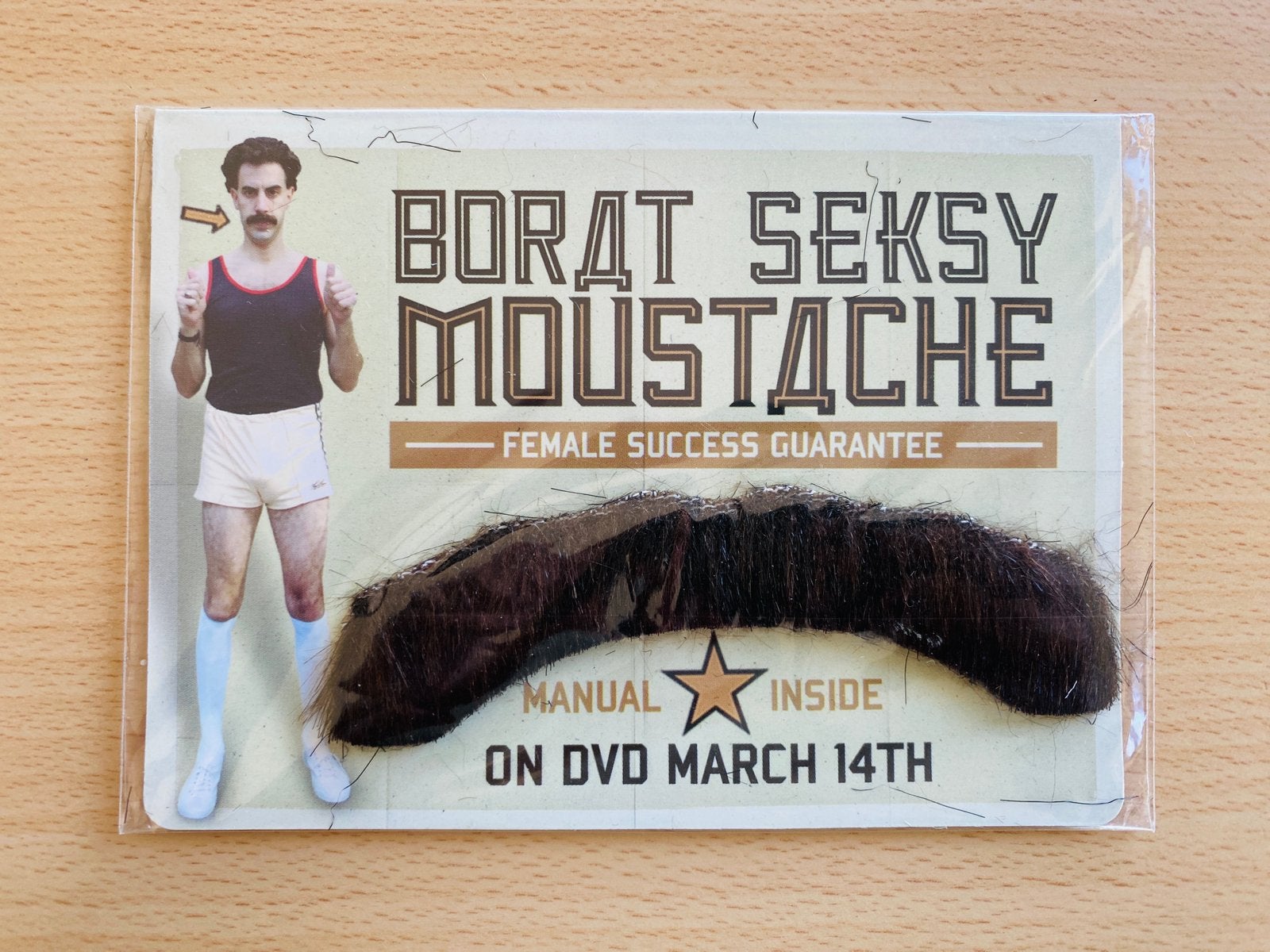 Borat Seksy Moustache, Ophalen of Verzenden, Nieuw, Film, Gebruiksvoorwerp