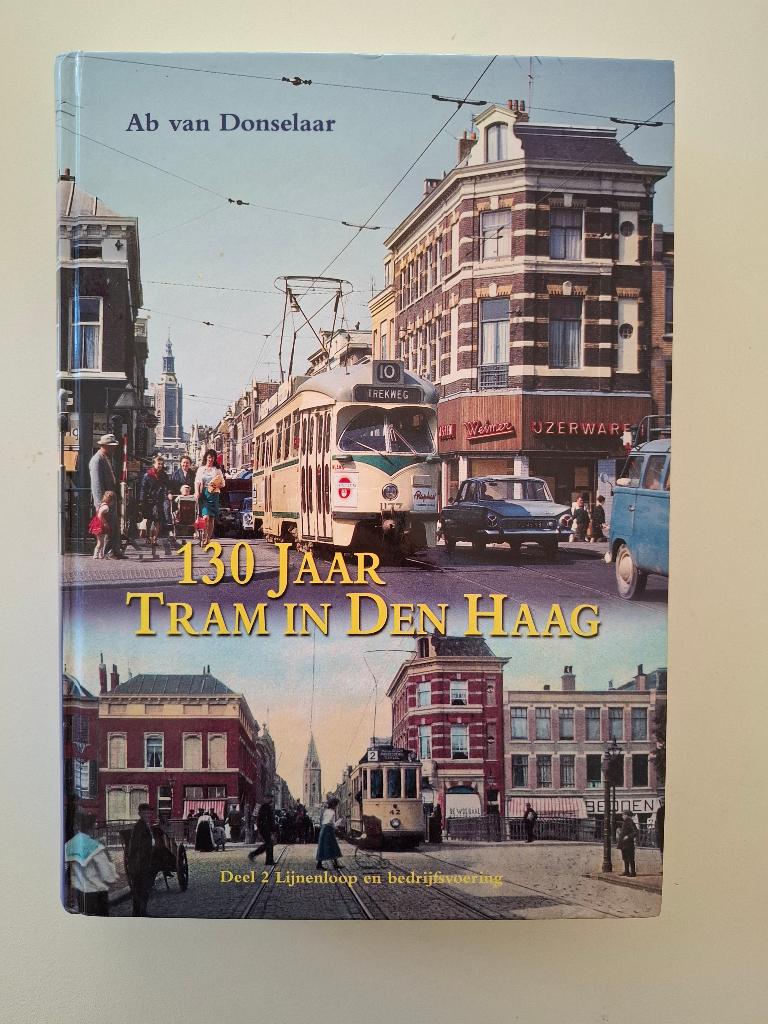 Boek 130 jaar tram in Den Haag", deel 2, Ophalen of Verzenden, Zo goed als nieuw, Tram, Boek of Tijdschrift