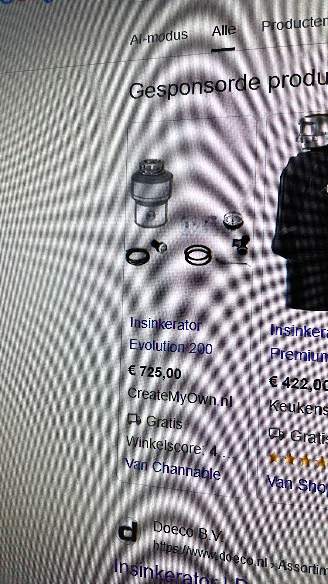 InSinkErator Evolution 200 Voedselrestenvermaler, Minder dan 50 cm, Nieuw, Ophalen of Verzenden, Minder dan 25 cm