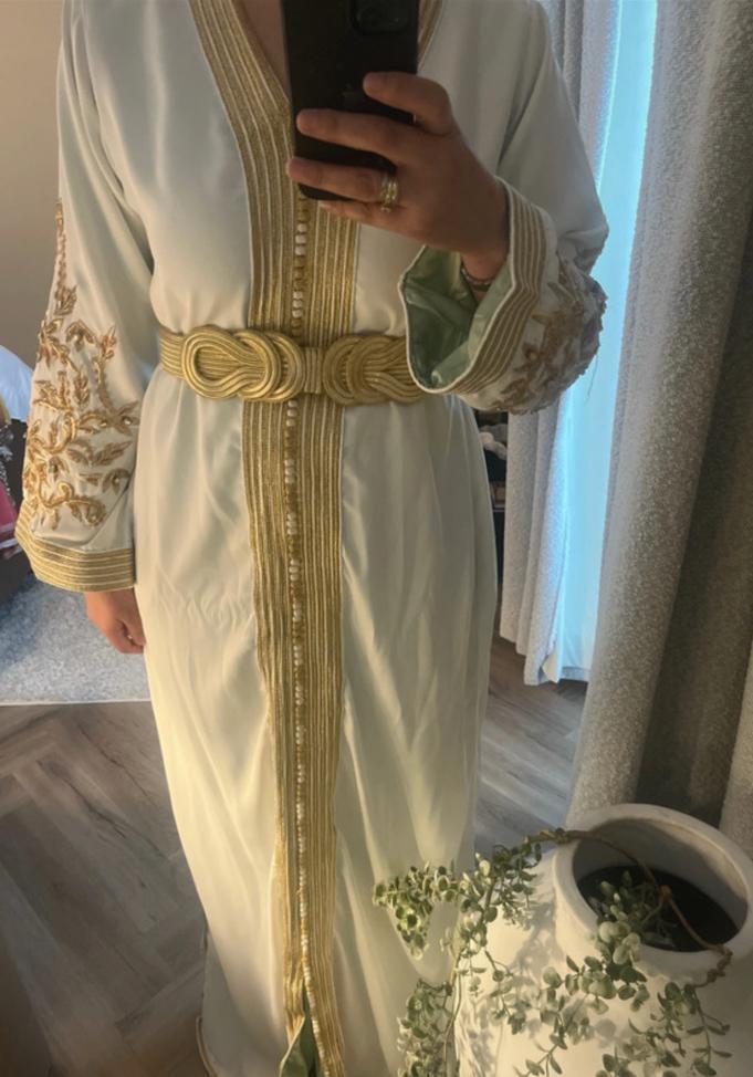 Kaftan, Maat 38/40 (M), Overige typen, Wit, Ophalen of Verzenden