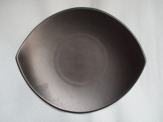 Schaal Potterie Huizen mat zwart, Antiek en Kunst, Ophalen of Verzenden