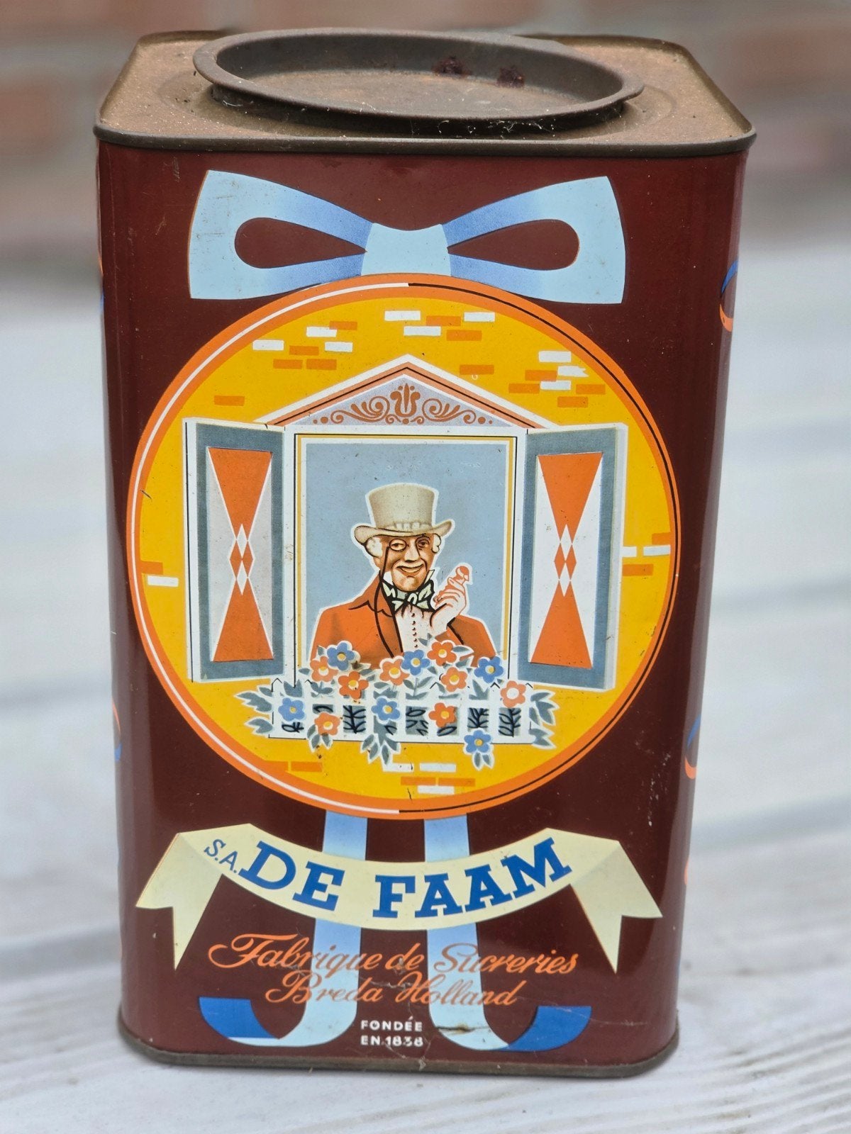 De Faam Breda blik, Verzamelen, Blikken, Ophalen of Verzenden, Gebruikt, Overige