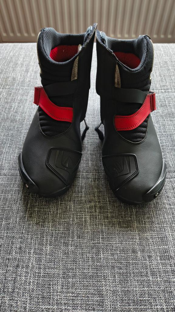 Ducati TCX Motorlaarzen - Zwart/Rood, Motoren, Kleding | Motorkleding, Heren, Ophalen of Verzenden, Laarzen, Ducati TCX