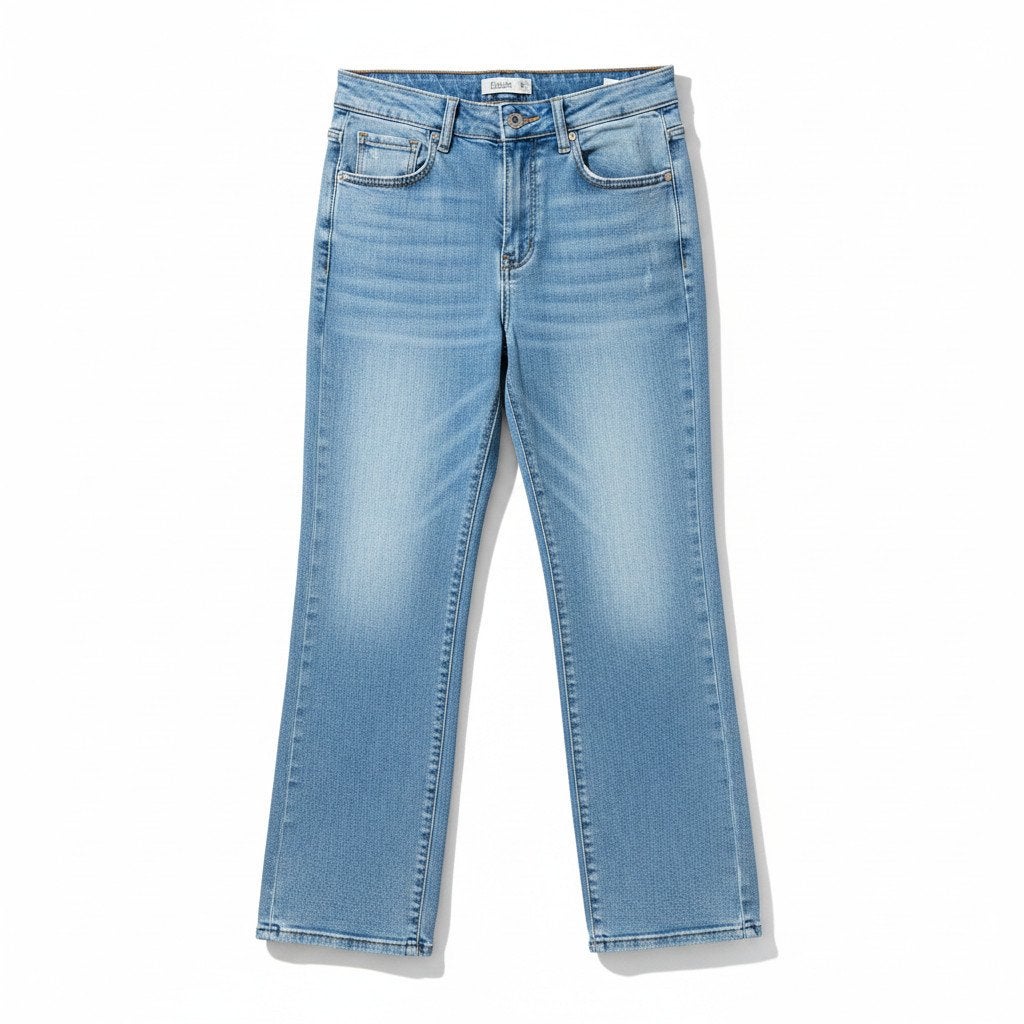 Laulia Straight Jeans Maat 36, Blauw, Ophalen of Verzenden, Zo goed als nieuw, W28 - W29 (confectie 36)