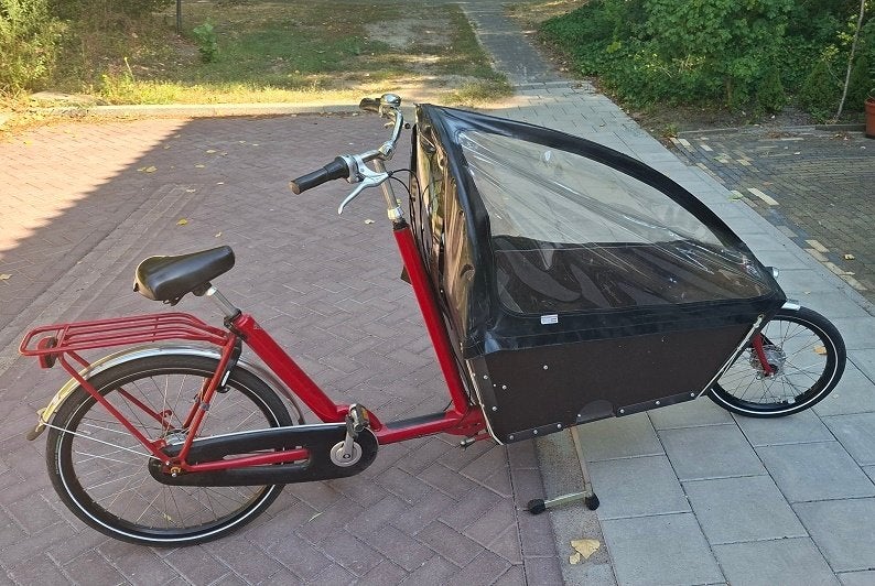 Bakfiets nl regenhoes, Fietsen en Brommers, Ophalen