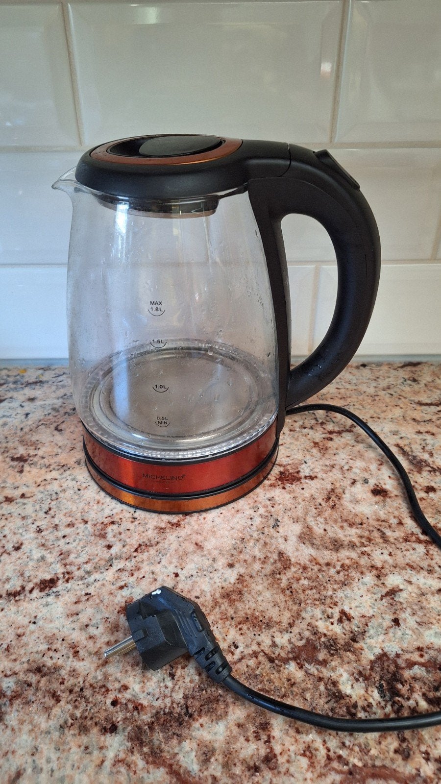 Waterkoker zgan, Witgoed en Apparatuur, 1 tot 2 liter, Ophalen of Verzenden, Zo goed als nieuw