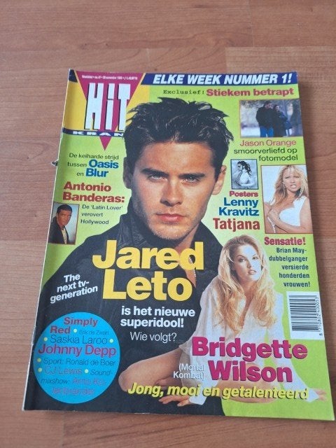 Hitkrant 1995 Jared Leto Queen Oasis Saskia Laroo Blur, Verzenden, Gelezen, Muziek, Film of Tv