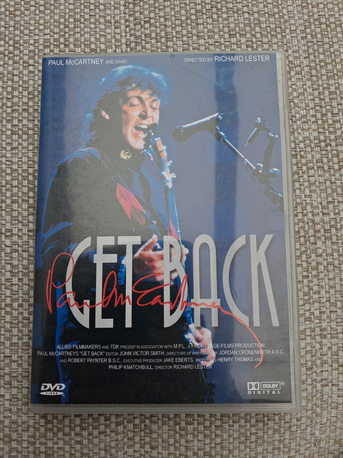 Paul McCartney - Get Back DVD (Concert/Documentaire), Alle leeftijden, Nederlands, Ophalen of Verzenden, Breedbeeld