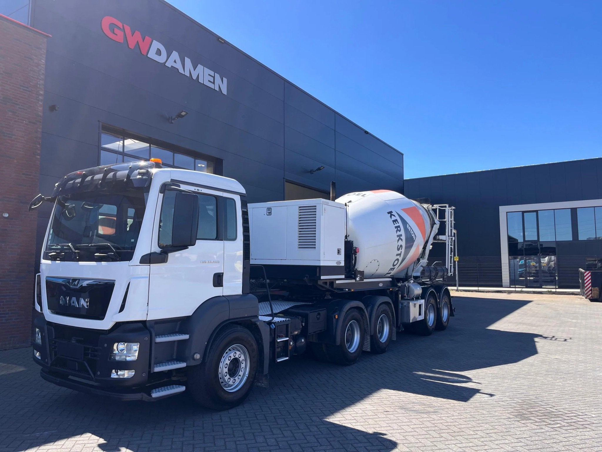 MAN TGS 33.460 6x4 +Mixeroplegger 12 m3 met Motor (bj 2019), Automaat, Achterwielaandrijving, 460 pk, Euro 6