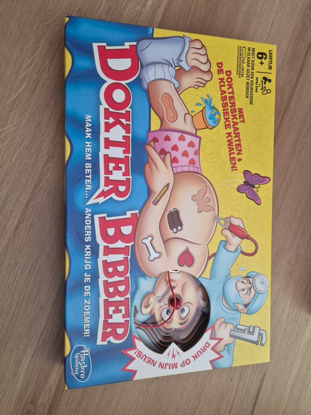 Dokter Bibber spel - Klassiek gezelschapsspel, Een of twee spelers, Ophalen of Verzenden, Gebruikt, Hasbro Gaming
