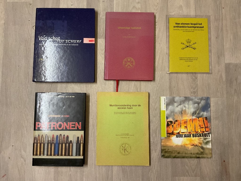 Munitie patronen balistiek, van schot naar scherf huls, Ophalen of Verzenden, Landmacht, Nederland, Hulzen of Bodemvondsten