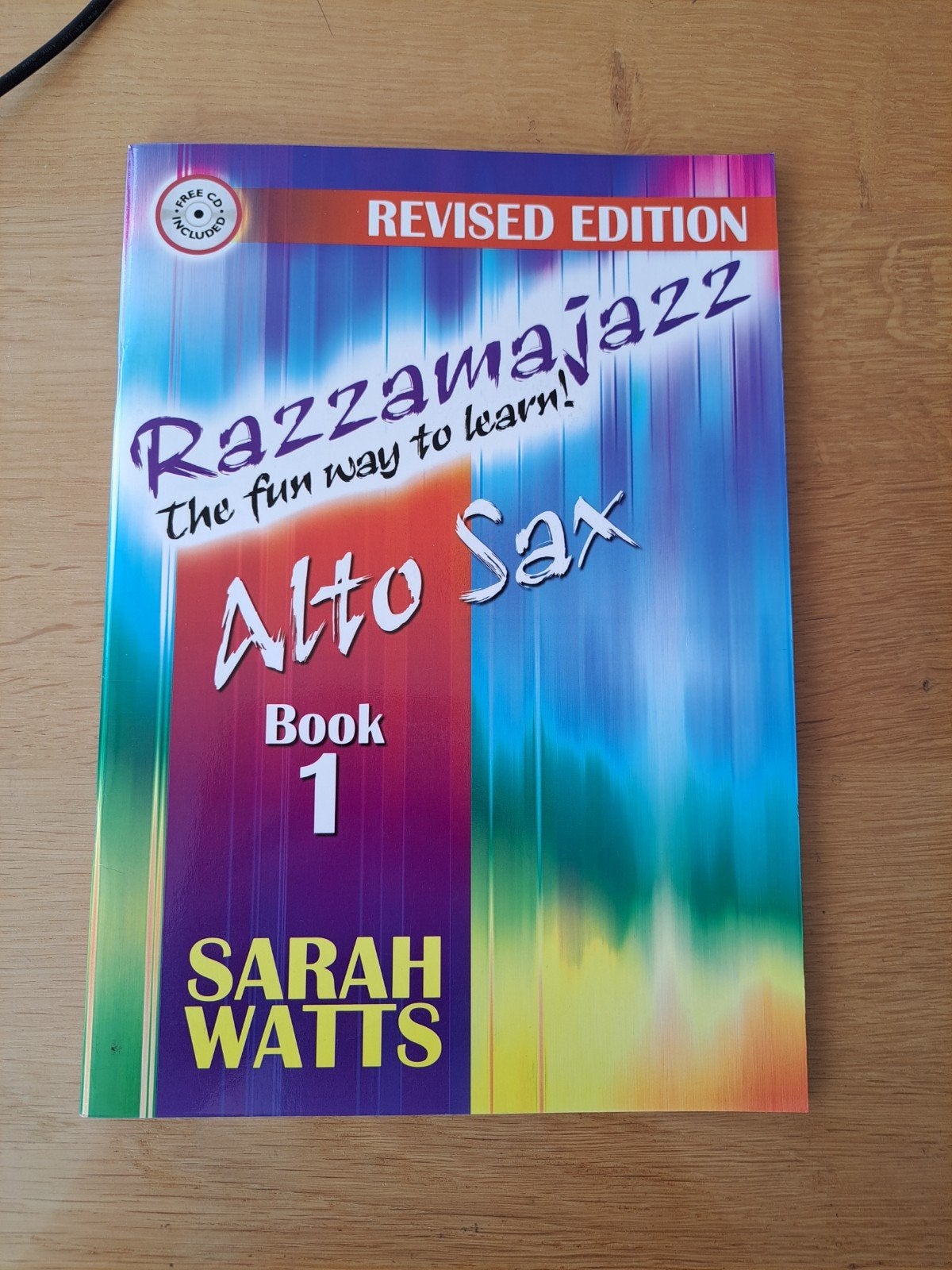 Razzamajazz Alto Sax Boek 1 met CD - Sarah Watts, Nieuw, Ophalen of Verzenden, Jazz, Saxofoon