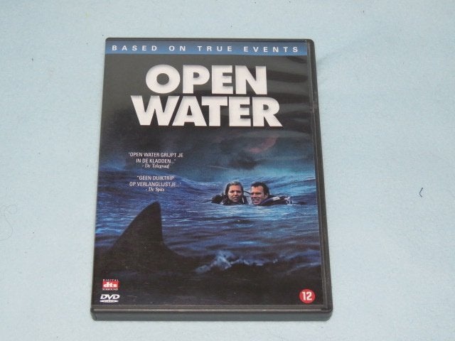 1 EURO OF GRATIS DVD Open water, waargebeurd met haaien, Ophalen, Engels, Waargebeurd drama, Nederlands