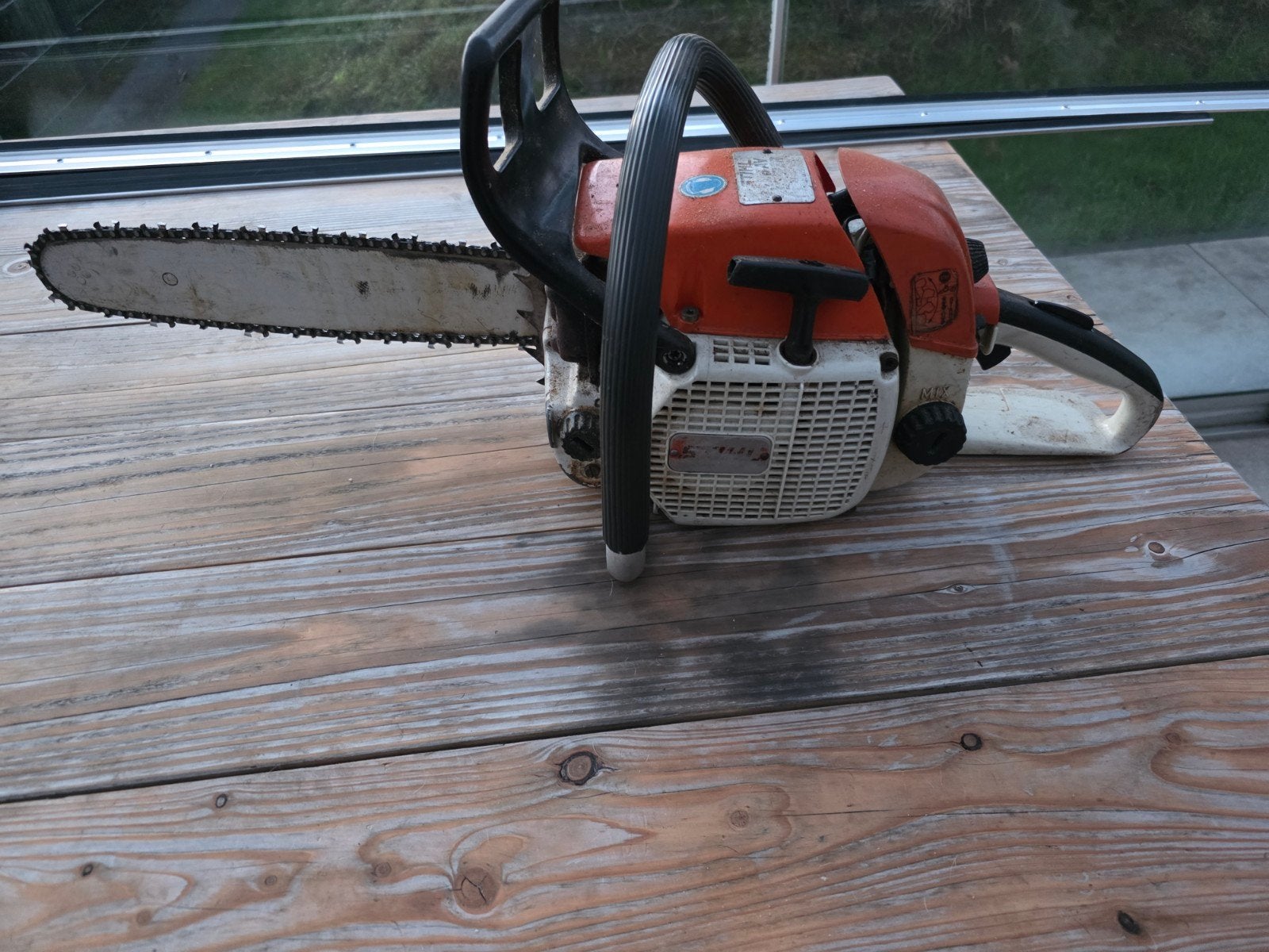 Stihl 028 AV Super benzine kettingzaag - 3.4 pk (51 cc, Ophalen, Gebruikt, Boomzaag, Stihl