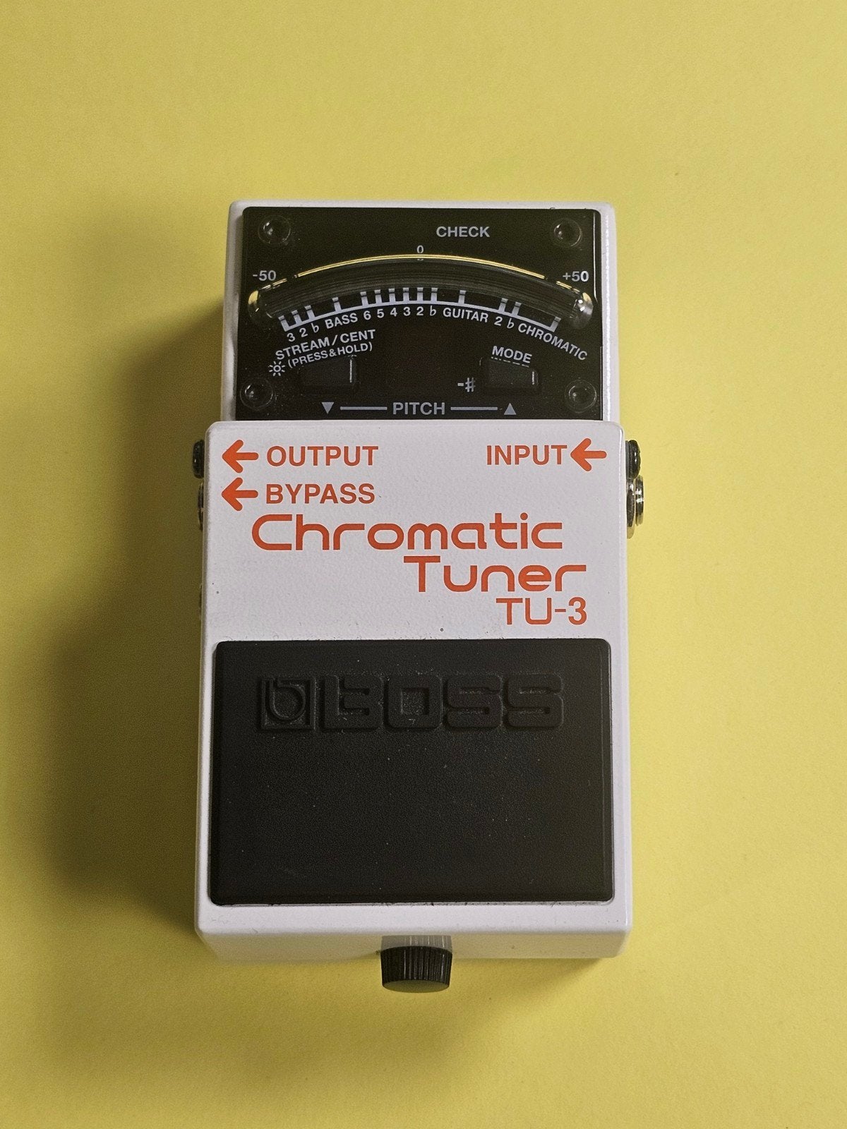 BOSS Chromatic Tuner TU-3 - Gitaar/Bas Stemapparaat