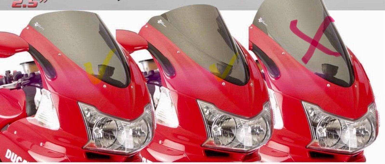 Tk.gevraagd kuipruit Ducati  ST3 / ST4s, Ophalen, Zo goed als nieuw