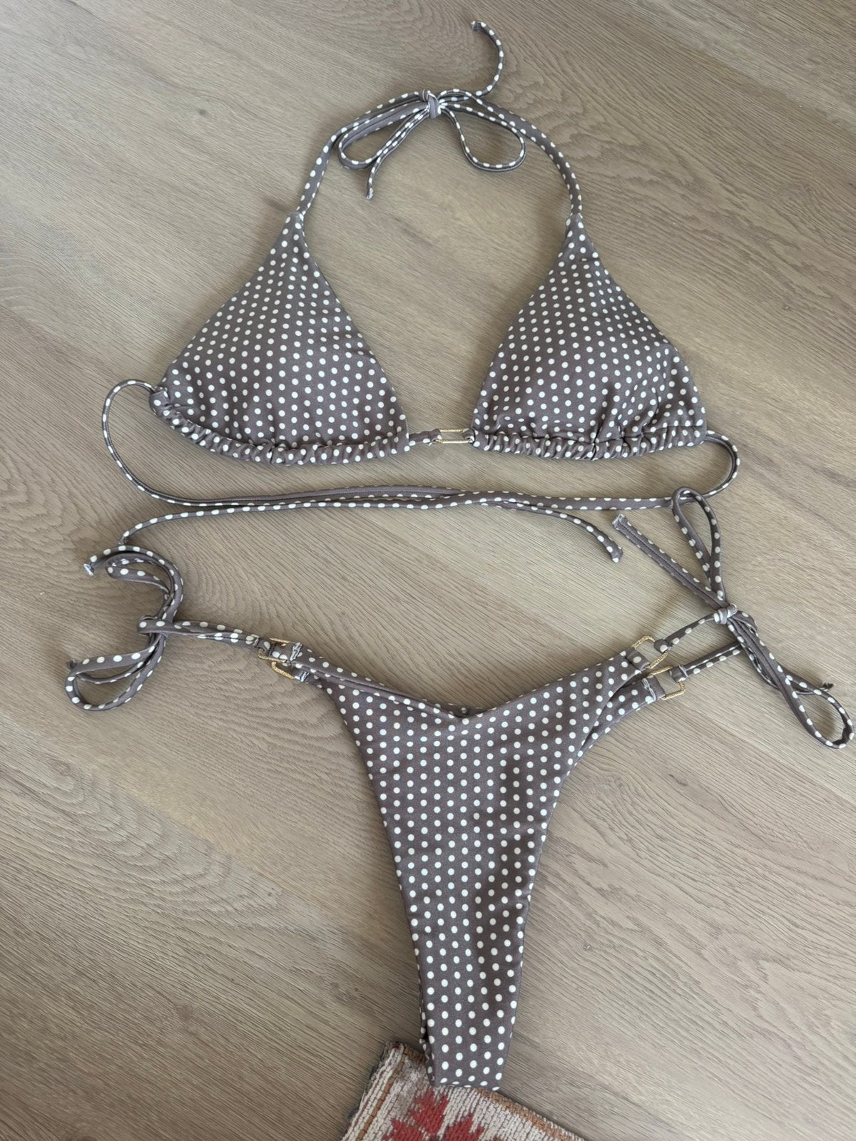 Isanoa bikini polkadots maat L - NIEUW, Kleding | Dames, Ophalen of Verzenden, Nieuw, Beige, Bikini
