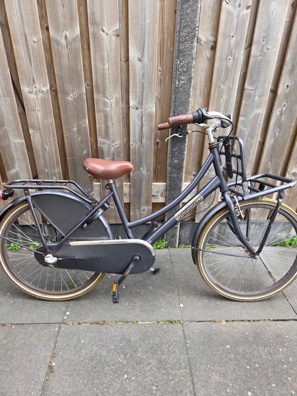 Popal meisjesfiets 24 inch, Ophalen, Velgrem, Handrem, Popal
