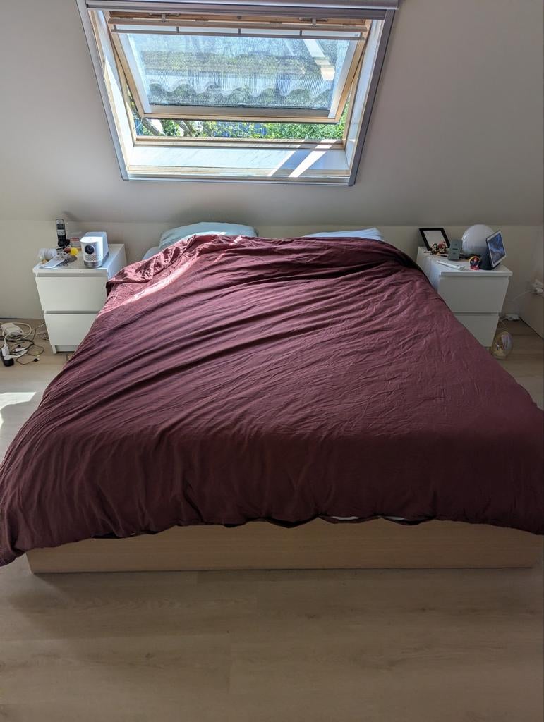 Emma matras 160x200 cm met ikea onderstel, Huis en Inrichting, Slaapkamer | Matrassen en Bedbodems, Ophalen, Tweepersoons, Zo goed als nieuw