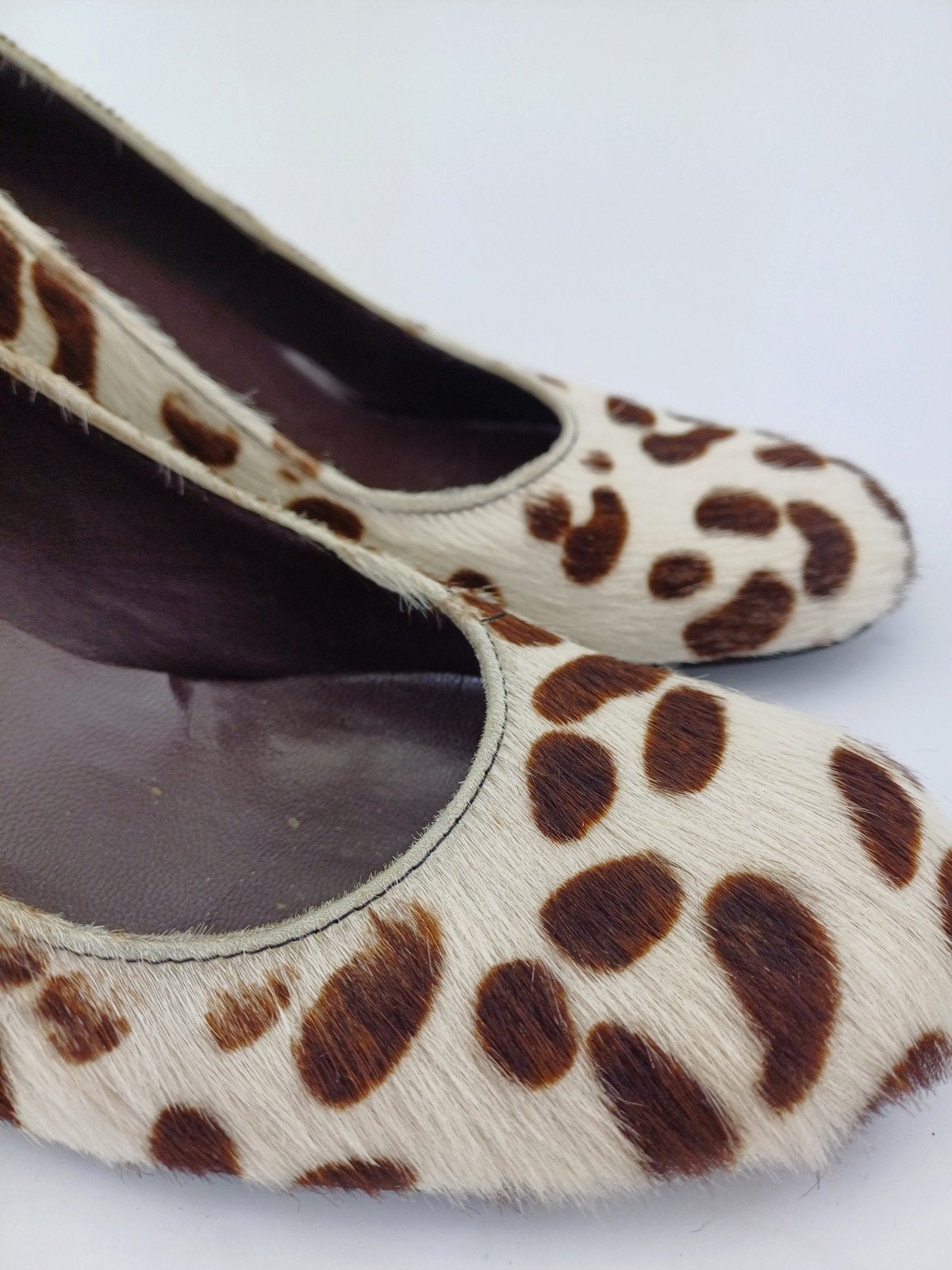 Leren pumps 'pony' leer Fred de la Bretoniere 38, Kleding | Dames, Schoenen, Ophalen of Verzenden, Zo goed als nieuw