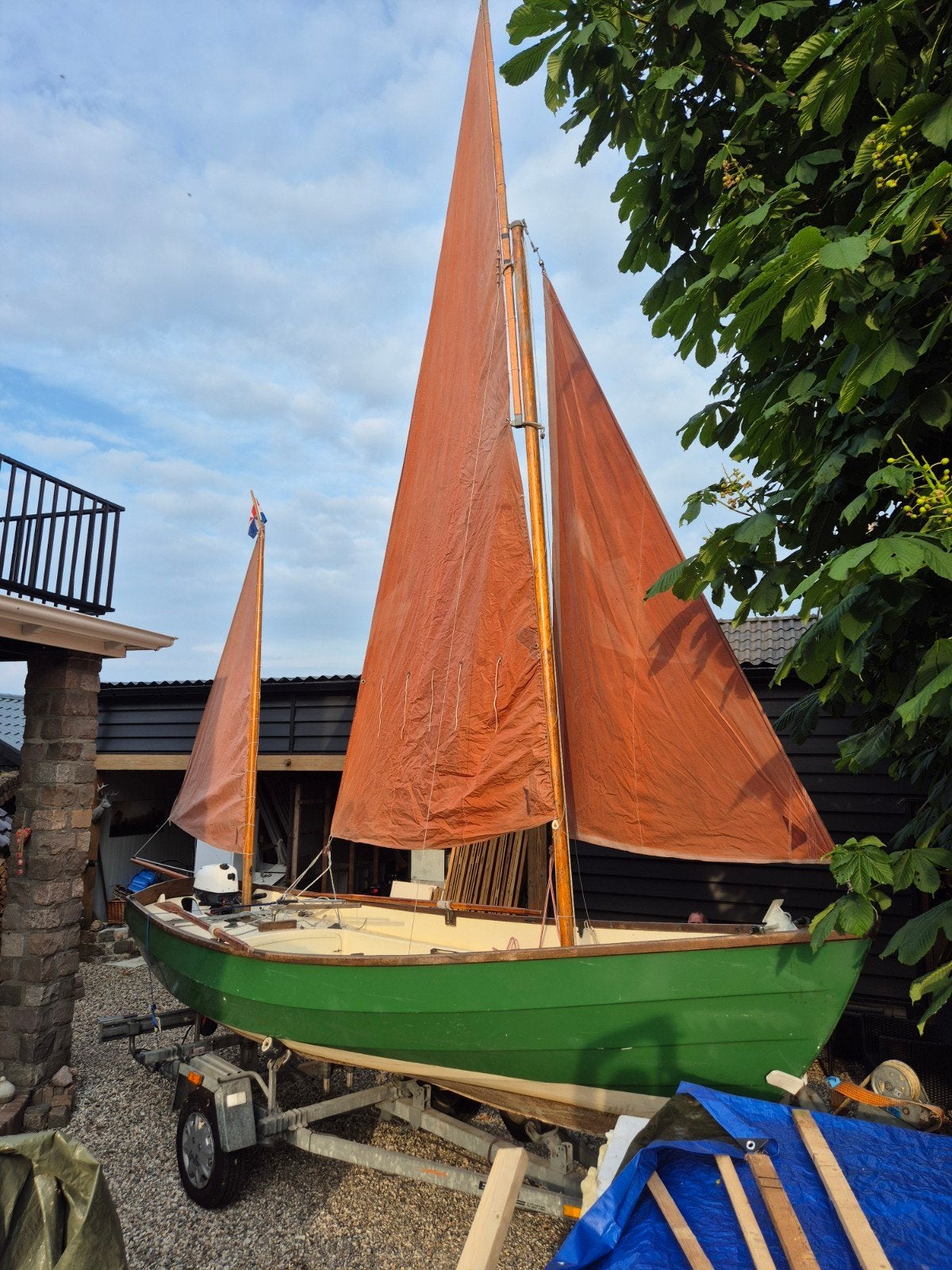 Drascombe Lugger Zeilboot met Trailer, Ophalen, Gebruikt, Drascombe, Overige typen