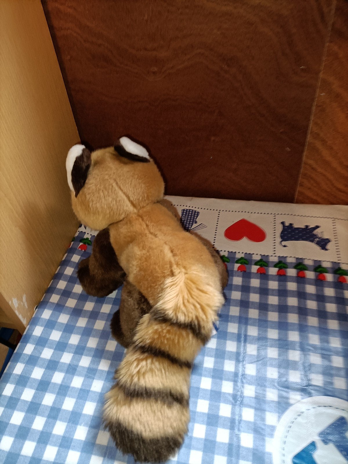 Rode panda knuffel Nature Planet 22 cm, Kinderen en Baby's, Speelgoed | Knuffels en Pluche, Ophalen of Verzenden, Zo goed als nieuw