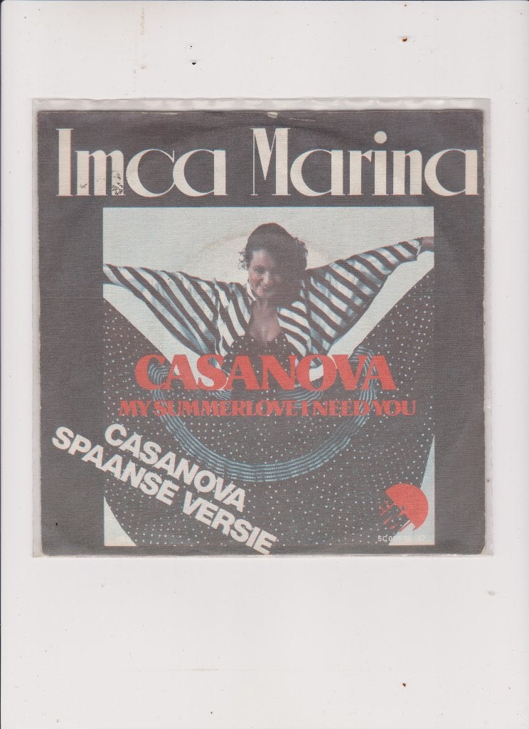 imca marina, Ophalen of Verzenden, Gebruikt, 7 inch, Levenslied of Smartlap