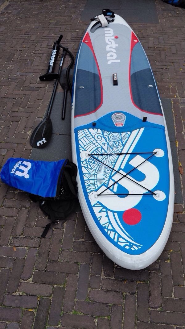 Mistral SUP-board 320 cm – set – €100, Watersport en Boten, Ophalen, Gebruikt, SUP-boards