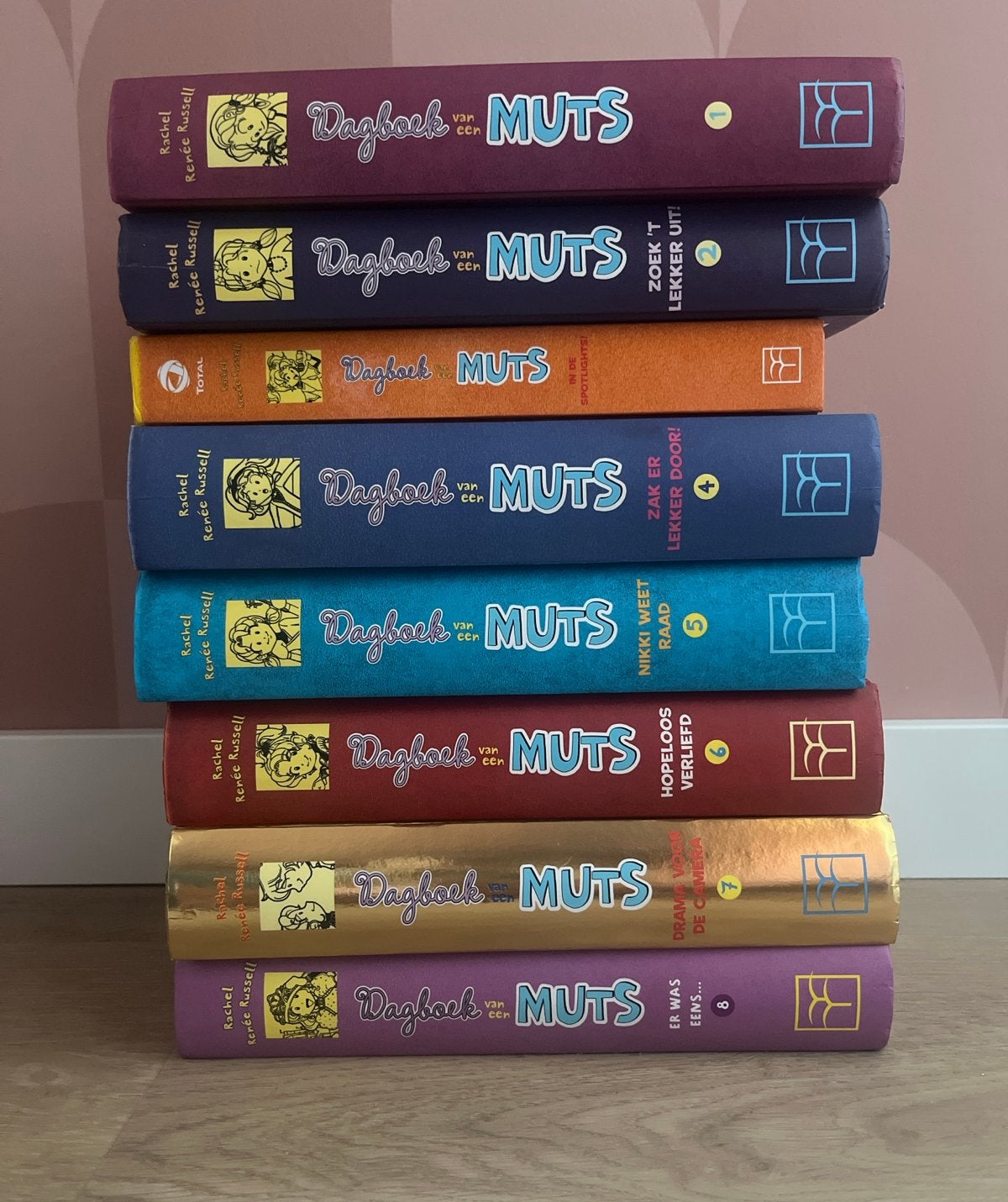 Dagboek van een muts boeken 1 t/m 8, Boeken, Ophalen of Verzenden, Gelezen, Fictie