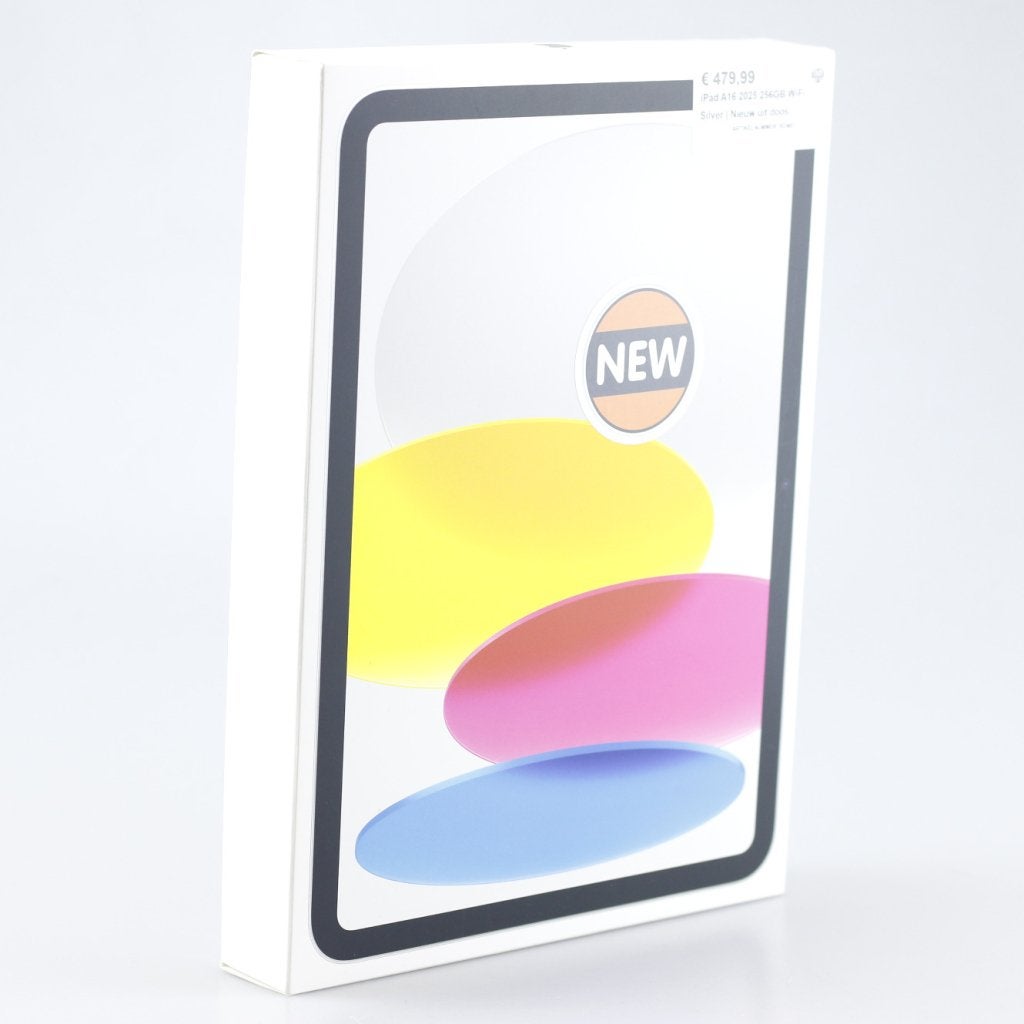 iPad A16 2025 256GB WiFi Silver | Nieuw uit doos, Apple, Zo goed als nieuw, Support@apple.com, One Apple Park Way
Cupertino, CA 95014
United States