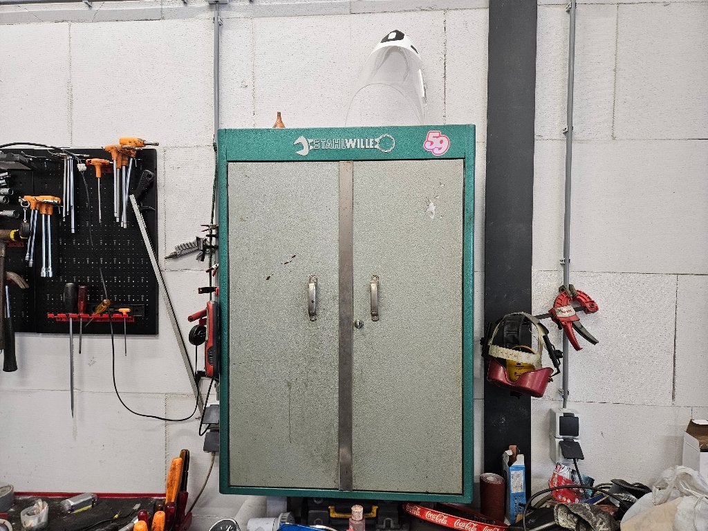 Vintage Stahlwille gereedschapkisten compleet, Ophalen, Gevuld, Gebruikt